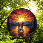 Custom Pembroke Welsh Corgi dog Memorial Suncatcher, Pet Memorial Gift, Loss of Pet Sympathy Gift, Dog Loss Gift,  Gift For Dog Lovers - image 4