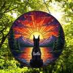 Custom Doberman Pinscher dog Memorial Suncatcher, Pet Memorial Gift, Loss of Pet Sympathy Gift, Dog Loss Gift,  Gift For Dog Lovers - image 4
