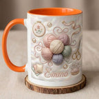 Personalized Craft Sewing Machine Mug, Faux 3D Effect Custom Craft Coffee Mug, Cute Sewing Lover Gift - image 2