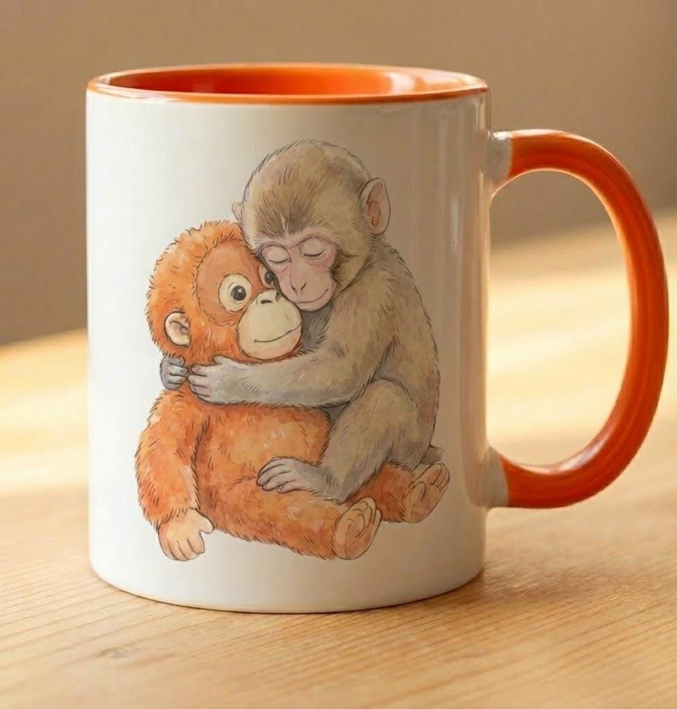 Team Punch Monkey Mug, Punch Monkey Mug, Trending Baby Monkey Mug - image 4