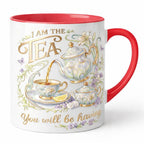 I Am The Tea You Will Be Having Faux 3D Mug, Bookish Tea Lover Gift, Romance Reader Accent Mug, BookTok Cup, Gift For Book Lover - image 3