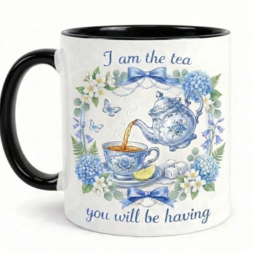 I Am The Tea You Will Be Having Mug, Bookish Tea Lover Gift, Romance Reader Accent Mug, BookTok Cup - image 4