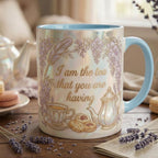 I Am The Tea You Will Be Having Mug, Faux 3D Effect Mug, Bookish Tea Romance Reader Gift - image 2