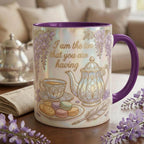 I Am The Tea You Will Be Having Faux 3D Effect Mug, Bookish Tea Romance Reader Gift