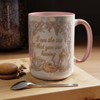 I Am The Tea You Will Be Having Faux 3D Mug, Bookish Tea Lover Gift, Romance Reader Accent Mug - image 5