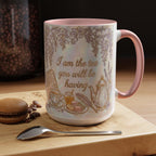 I Am The Tea That You Are Having Mug, Faux 3D Effect Bookish Tea Lover Gift - image 5