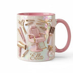 Personalized Hairstylist Faux 3D Effect Mug, Beauty Salon Mug, Gift for Hairdresser, Hair Dresser Gift - image 6