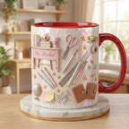 Personalized Teacher Faux 3D Effect Mug, Gift for Teacher