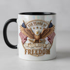 Descendant of a Patriot Mug, Custom Revolutionary War Ancestor Cup, America 250th Anniversary Mug