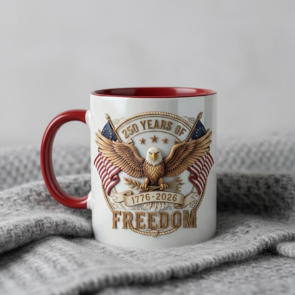 Descendant of a Patriot Mug, Custom Revolutionary War Ancestor Cup, America 250th Anniversary Mug - image 2