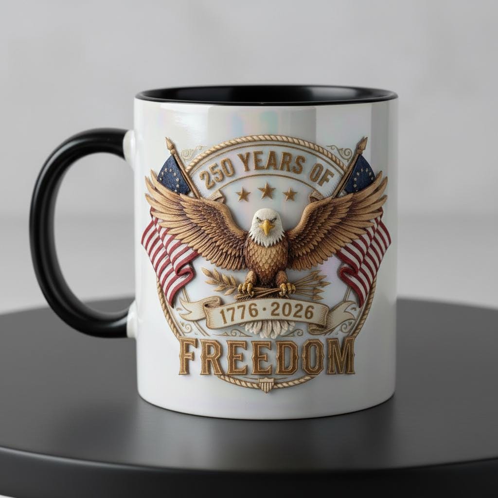 Descendant of a Patriot Mug, Custom Revolutionary War Ancestor Cup, America 250th Anniversary Mug - image 3