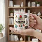 Personalized Teacher Mug, Classroom Theme Coffee Cup, Custom Name Teacher Gift, Back to School Mug - image 3