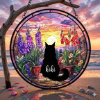Custom Maine Coon Cat Loss Suncatcher, Custom Pet Memorial Gift, Pet Loss Sympathy Gift, Cat Lover Gift, Pet Remembrance Gift, custom photo