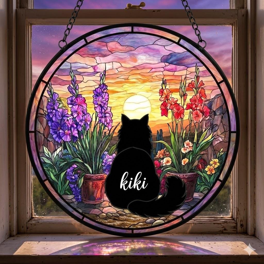 Custom Ragdoll Cat Loss Suncatcher, Custom Pet Memorial Gift, Pet Loss Sympathy Gift, Cat Lover Gift, Pet Remembrance Gift, custom photo