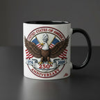 America 250th Anniversary Mug, Descendant of a Patriot Mug, Custom American Independence Day Cup - image 3