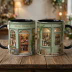 Personalized Florist Mug, Faux 3D Effect Mug, Flower Shop Coffee Cup - image 2