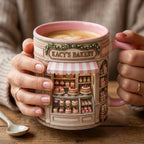 Custom Name Baker’s Dream 3D Effect Mug, Bakery Mug, Kitchen Baking Gift For Her - image 3