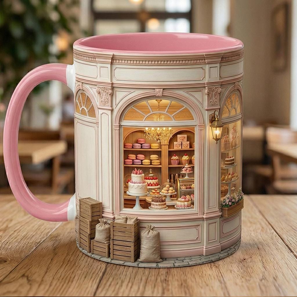 Personalized Baker’s Dream 3D Effect Mug, Bakery Mug, Kitchen Baking Gift For Her - image 4