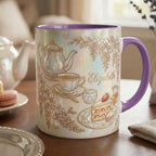 Personalized Tea Lover Mug, Faux 3D Effect Bookish Tea Lover Gift, Romance Reader Accent Mug - image 2