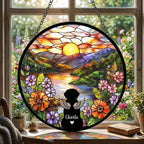 Personalized Golden Retriever Loss Sympathy Gift, Custom Dog Memorial Suncatcher, Pet Memorial Gift, Loss of Dog Gift, Remembrance Gift