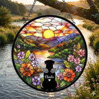 Personalized Rottweiler dog Loss Sympathy Gift, Custom Dog Memorial Suncatcher, Pet Memorial Gift, Loss of Dog Gift, Remembrance Gift - image 4