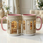 Personalized Nail Shop Mug, Faux 3D Effect, Nail Artist Gift - image 2