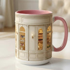 Personalized Nail Shop Mug, Faux 3D Effect, Nail Artist Gift - image 3