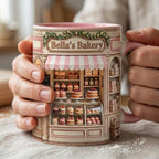 Personalized Bakery Mug, Bakery Faux 3D Effect Mug, Kitchen Baking Gift For Her - image 5