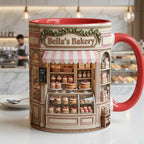 Personalized Bakery Mug, Bakery Faux 3D Effect Mug, Kitchen Baking Gift For Her - image 8
