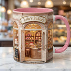 Custom Name Baker’s Dream Mug, Bakery Mug, Kitchen Baking Faux 3D Effect, Gift For Her - image 2