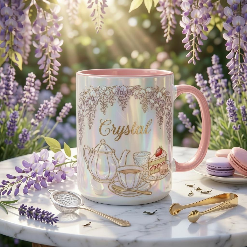 Personalized Tea Lover Faux 3D Mug, Cozy Tea Romance Reader Gift - image 2