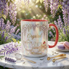 Personalized Tea Lover Faux 3D Mug, Cozy Tea Romance Reader Gift - image 3