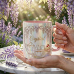Personalized Tea Lover Faux 3D Mug, Cozy Tea Romance Reader Gift