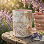 Personalized Tea Lover Mug, Cozy Tea Romance Reader Gift, Faux 3D Effect - image 2