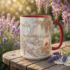 Personalized Tea Lover Mug, Cozy Tea Romance Reader Gift, Faux 3D Effect - image 3