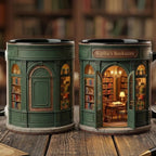Personalized Owner Book Store Mug, Faux 3D Effect, Book Lover Gift - image 2