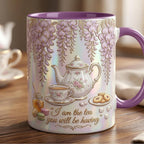 I Am The Tea You Will Be Having Accent Mug, Bookish Tea Lover Mug, Romance Reader Gift, Faux 3D Effect - image 6