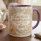 I Am The Tea You Will Be Having Faux 3D Accent Mug, Bookish Tea Lover Mug, Romance Reader Gift - image 6