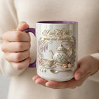 I Am The Tea That You Are Having Accent Mug, Bookish Tea Lover Mug, Romance Reader Gift, Faux 3D Effect - image 3