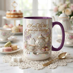I Am The Tea That You Are Having Accent Mug, Bookish Tea Lover Mug, Romance Reader Gift, Faux 3D Effect