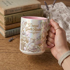 Dearest Gentle Reader Faux 3D Effect Accent Mug, Bookish Tea Lover Cup, Romance Reader Giff - image 3