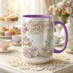 Dearest Gentle Reader Faux 3D Accent Mug, Bookish Tea Lover, Romance Reader Gift - image 3