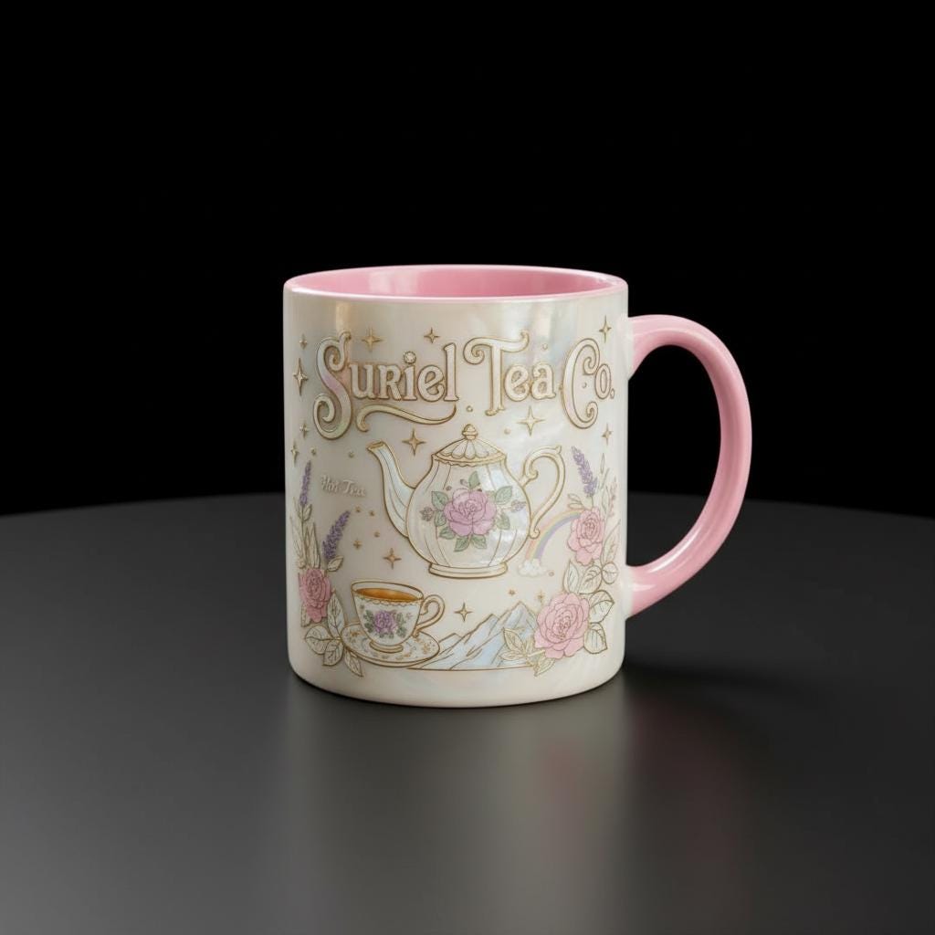 Suriel Tea Co Mug, Fantasy Reader Coffee Mug, Bookish Gift, Reading Book Lover - image 2