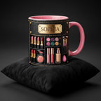 Custom Makeup Lover Mug, Personalized Beauty Makeup Artist Accent Mugs, Mothers Day Gift - image 2