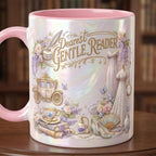 Dearest Gentle Reader Faux 3D Effect Acent Mug, Bookish Tea Lover Gift, Romance Reader Accent Mug - image 3