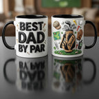 Personalized Golf Lover Mug, Custom Golfer Coffee Mug, Gift for Dad Grandpa