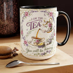 I Am The Tea You Will Be Having Mug, Bookish Romance Reader Accent Cup, Gift For Book Lover