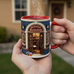 Personalized Bookshop Coffee Cup, Custom Book Lover Accent Mug, Librarian Reader Gift - image 4