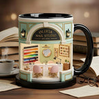 Personalized Nail Artist Coffee Cup, Custom Nail Salon Accent Mug, Manicure Mugs