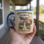 Personalized 250th Anniversary United States Mug, Descendant of a Patriot 1776–2026 Coffee Cup, Historic American Heritage Gift - image 2